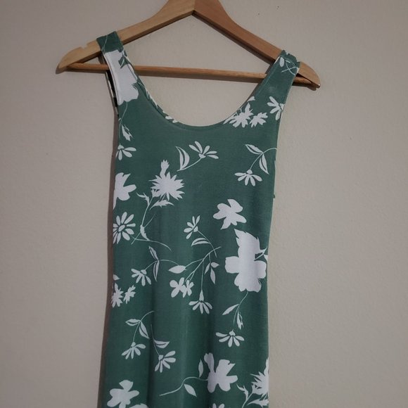 Vintage Cocos Casual Floral Midi Dress XS - Picture 7 of 7